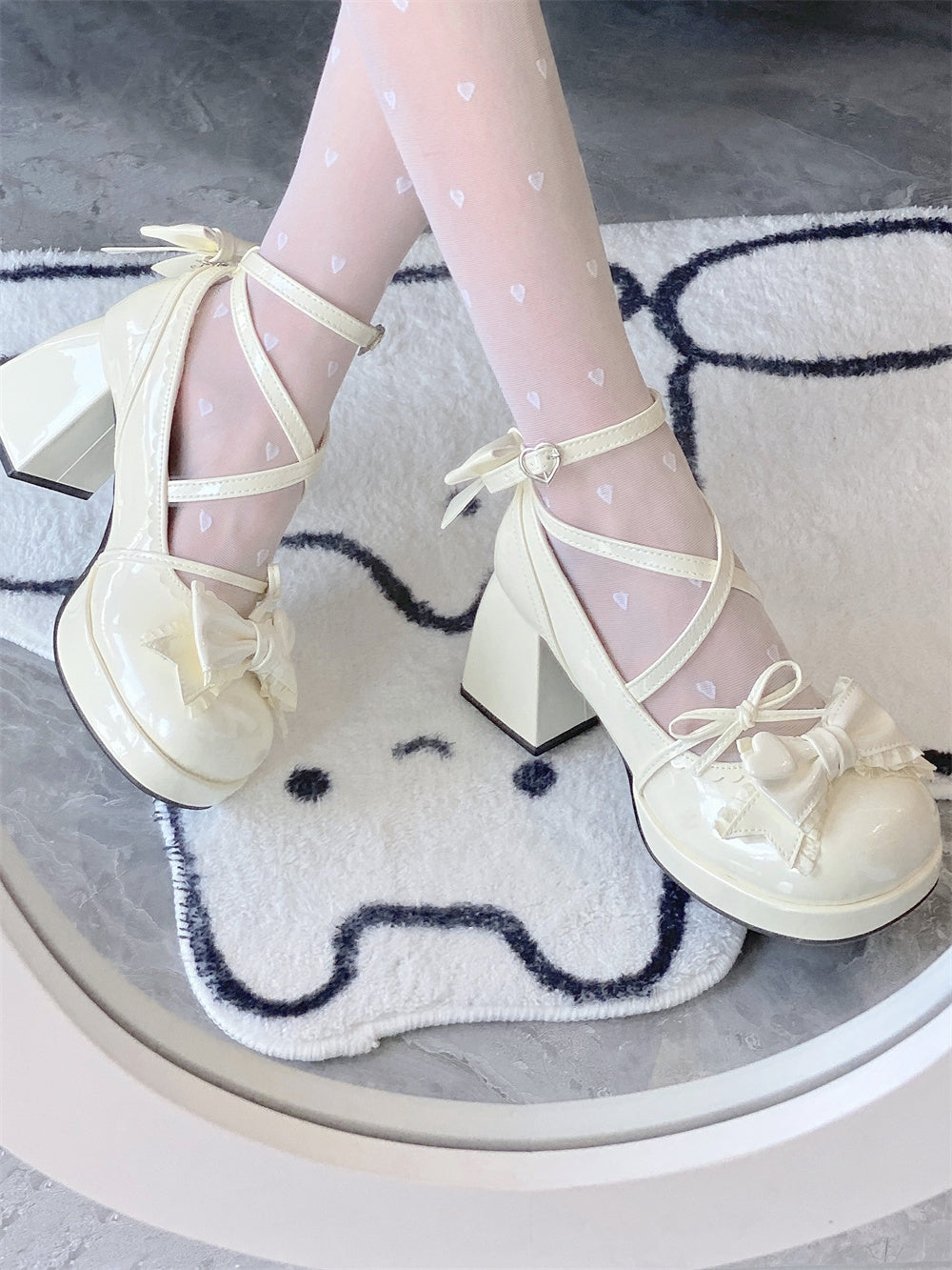 Pastel Bow Mary-Jane - II - 🩷