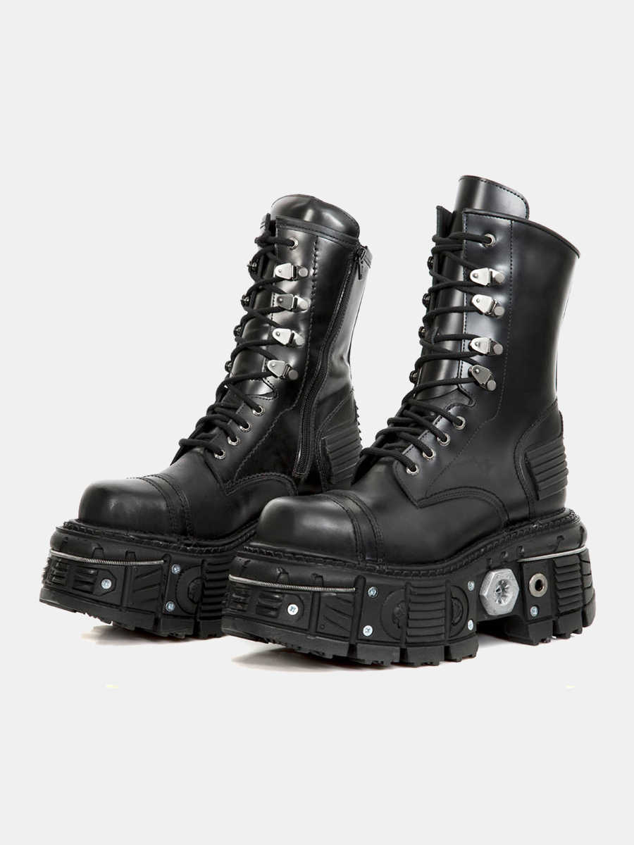 Hardware Platform Combat Boots - III - 🖤