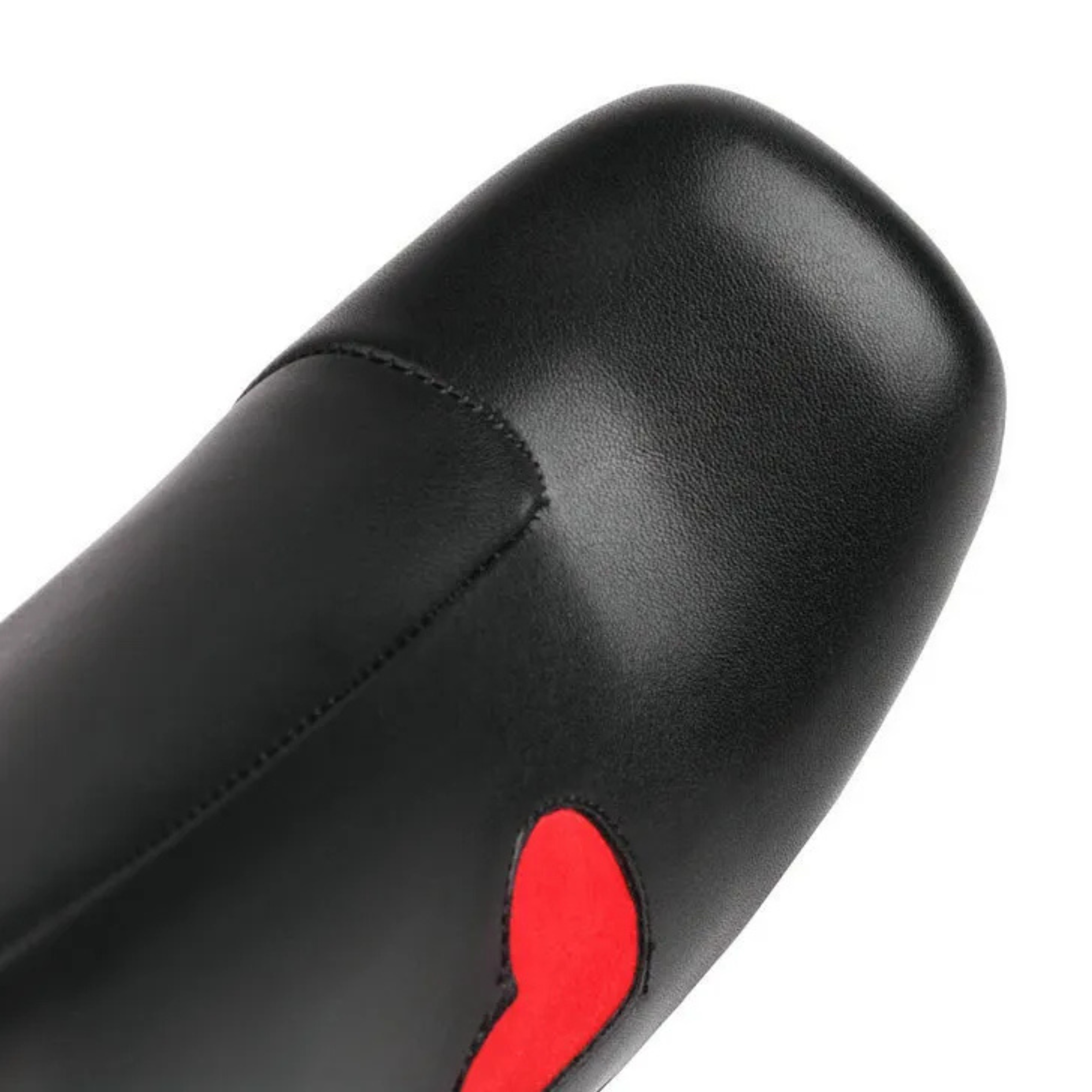 High-heels Platform Ankle  Boots - Hearts - I - Black - 🖤