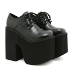 XL Platform Derby Shoes - II - 🖤