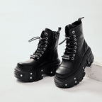 XL Platform Combat Boots - Razor Blade - IV - 🖤
