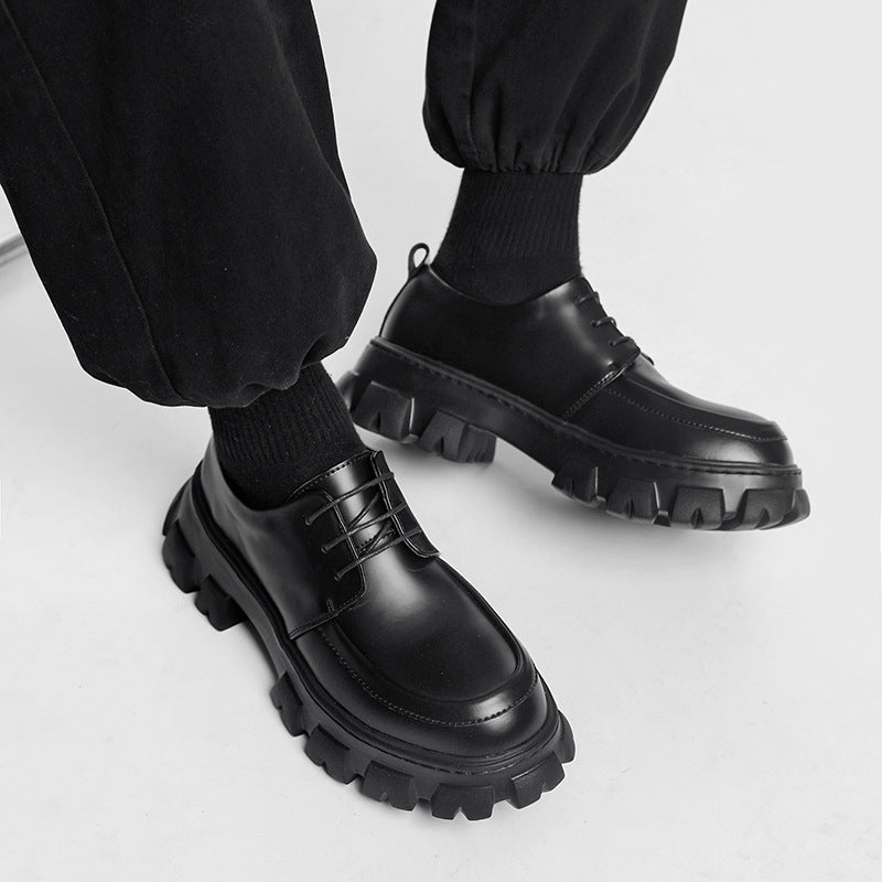 Chunky Lug-sole Derby Shoes - I - 🖤