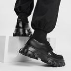 Chunky Lug-sole Derby Shoes - I - 🖤