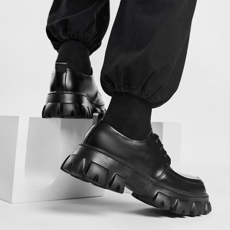 Chunky Lug-sole Derby Shoes - I - 🖤
