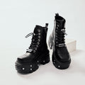 XL Platform Combat Boots - Razor Blade - IV - 🖤