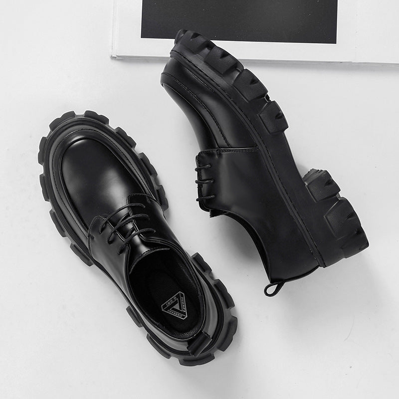 Chunky Lug-sole Derby Shoes - I - 🖤