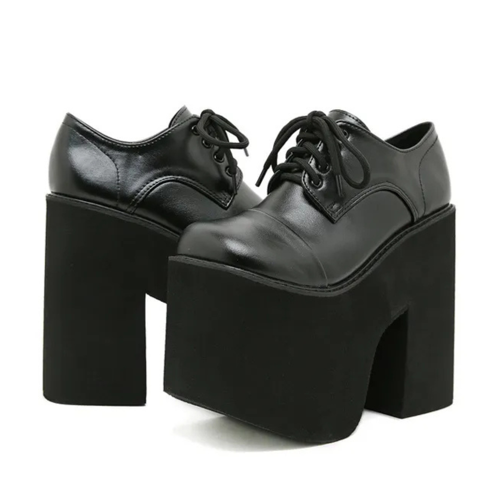 XL Platform Derby Shoes - II - 🖤