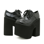 XL Platform Derby Shoes - II - 🖤