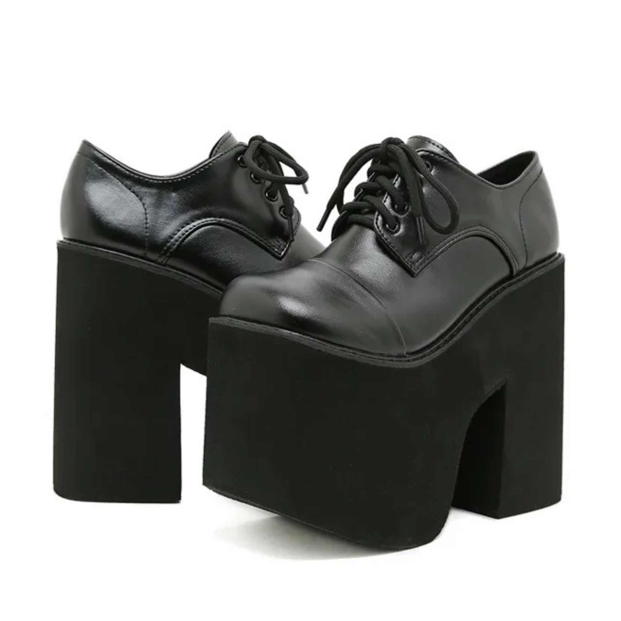 XL Platform Derby Shoes - II - 🖤