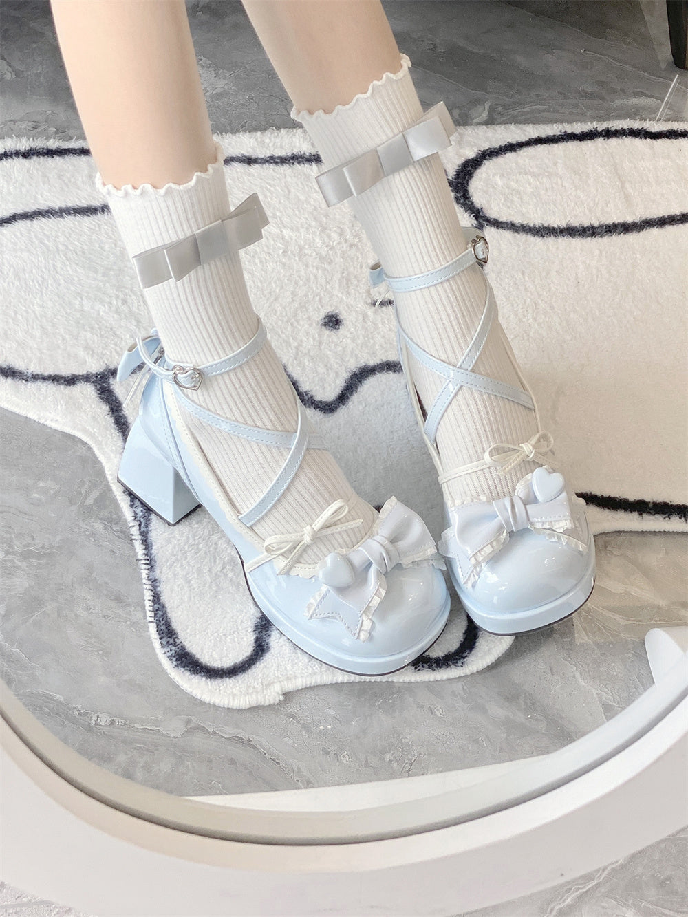 Pastel Bow Mary-Jane - II - 🩷