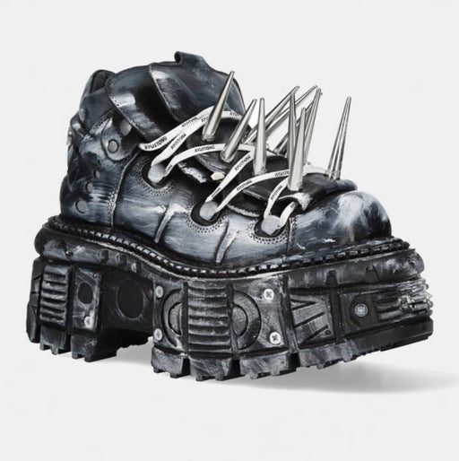 XL Platform Sneakers - Spikes - II - 🖤