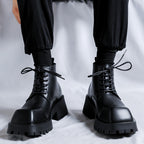 Ankle Platform Combat Boots - II - 🖤