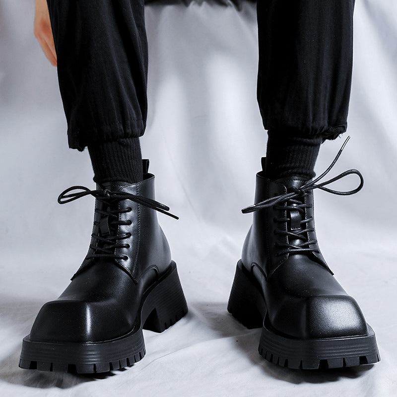 Ankle Platform Combat Boots - II - 🖤