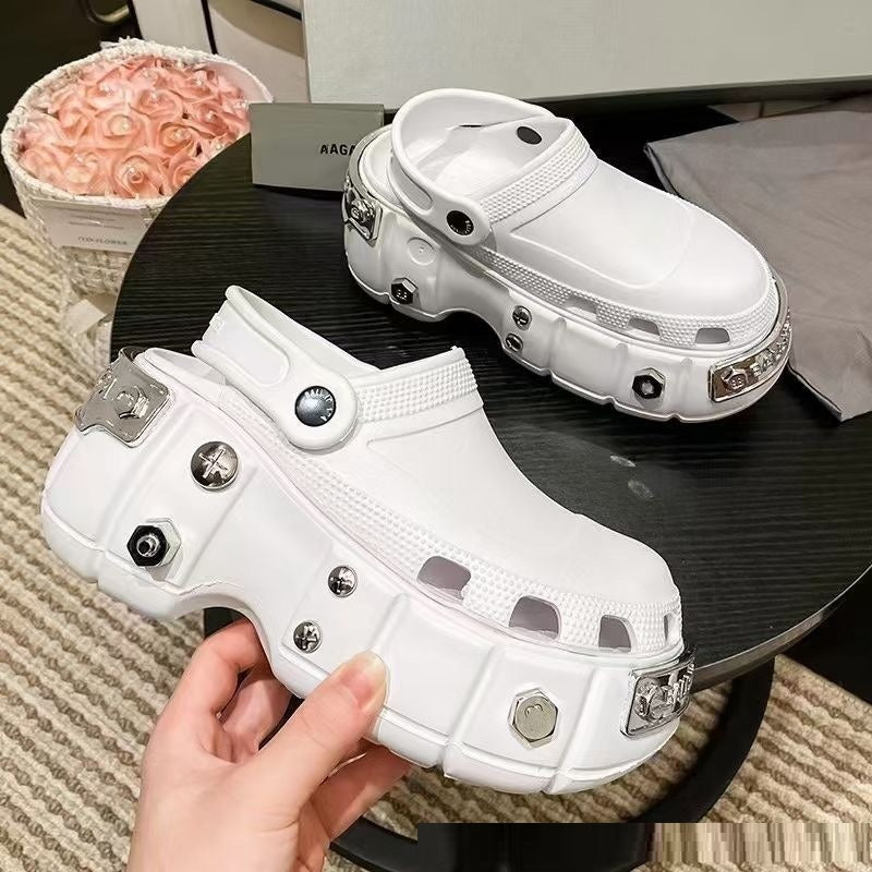 XL Platform Sandals - I - 🖤