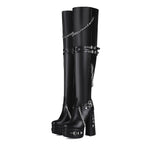 High heels Platform Thigh high Boots - I - 🖤
