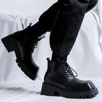 Ankle Platform Combat Boots - II - 🖤