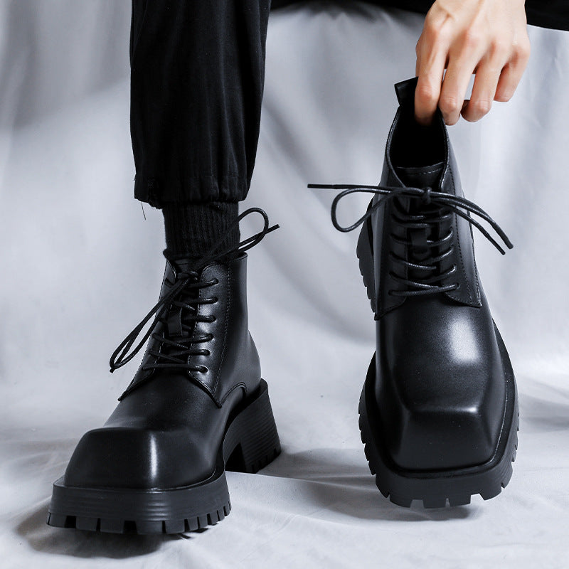 Ankle Platform Combat Boots - II - 🖤