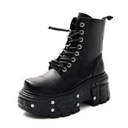XL Platform Combat Boots - Razor Blade - IV - 🖤