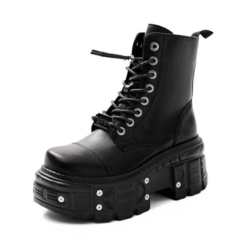 XL Platform Combat Boots - Razor Blade - IV - 🖤