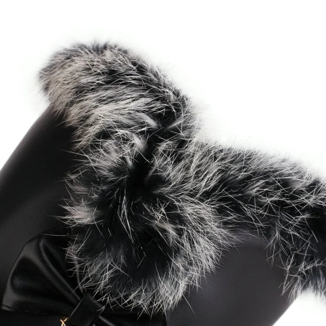 Knee-high Fur Boots - II - 🩷