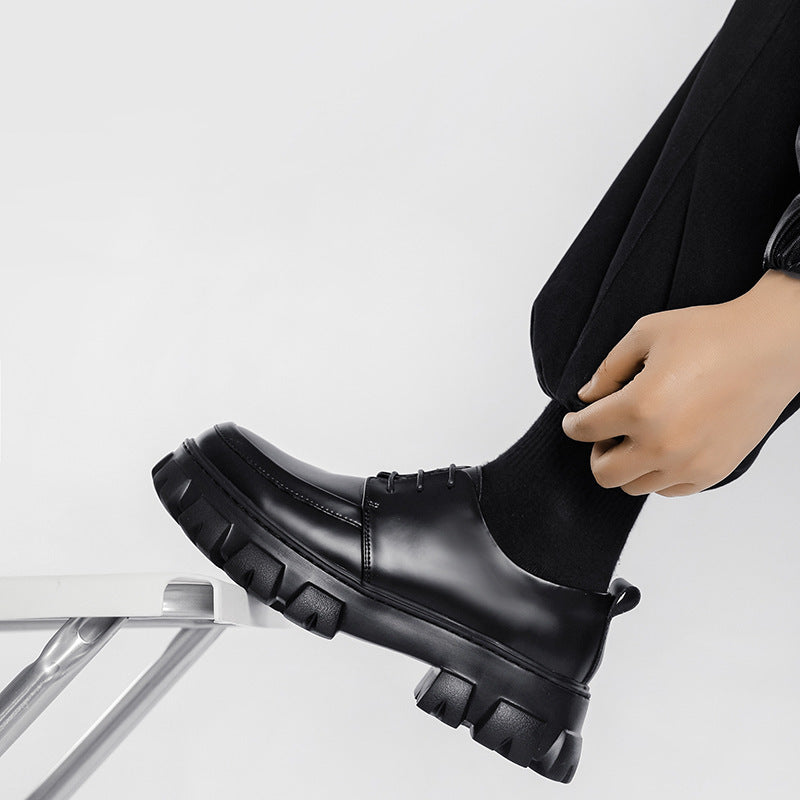 Chunky Lug-sole Derby Shoes - I - 🖤