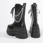XL Platform Mid-calf Boots - II - 🖤