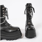 XL Platform Mid-calf Boots - II - 🖤