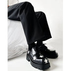 Chunky Platform Derby Shoes - Stars - III - 🖤