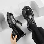 Chunky Lug-sole Derby Shoes - I - 🖤