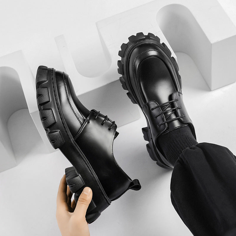 Chunky Lug-sole Derby Shoes - I - 🖤