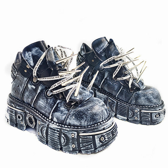 XL Platform Sneakers - Spikes - II - 🖤