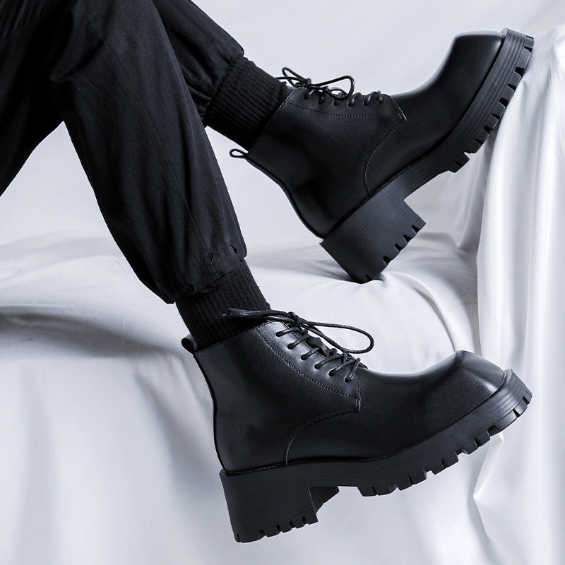 Ankle Platform Combat Boots - II - 🖤