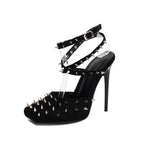 High heels Square toe Sandals - Spikes II - 🖤