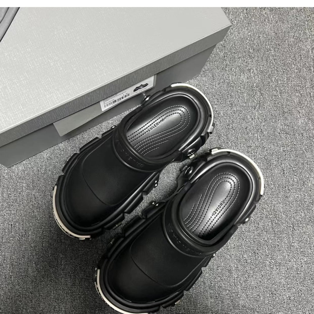XL Platform Sandals - I - 🖤