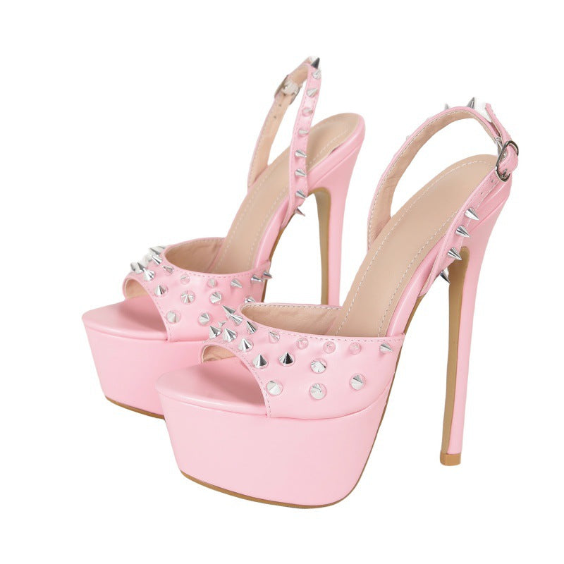 High Stiletto Heels Sandals - Spike - III - X