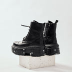 XL Platform Combat Boots - Razor Blade - IV - 🖤