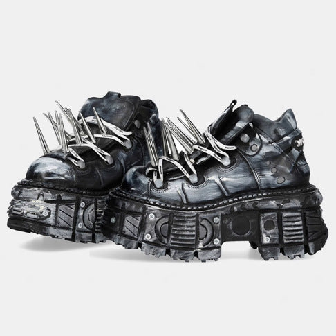 XL Platform Sneakers - Spikes - II - 🖤