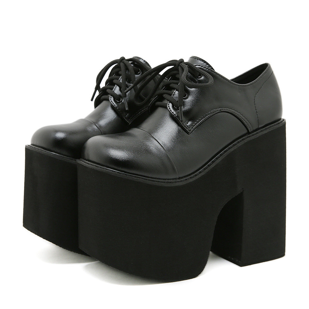 XL Platform Derby Shoes - II - 🖤