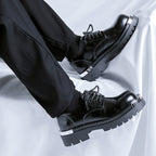 Chunky platform Lug sole Derbys - IV - 🖤