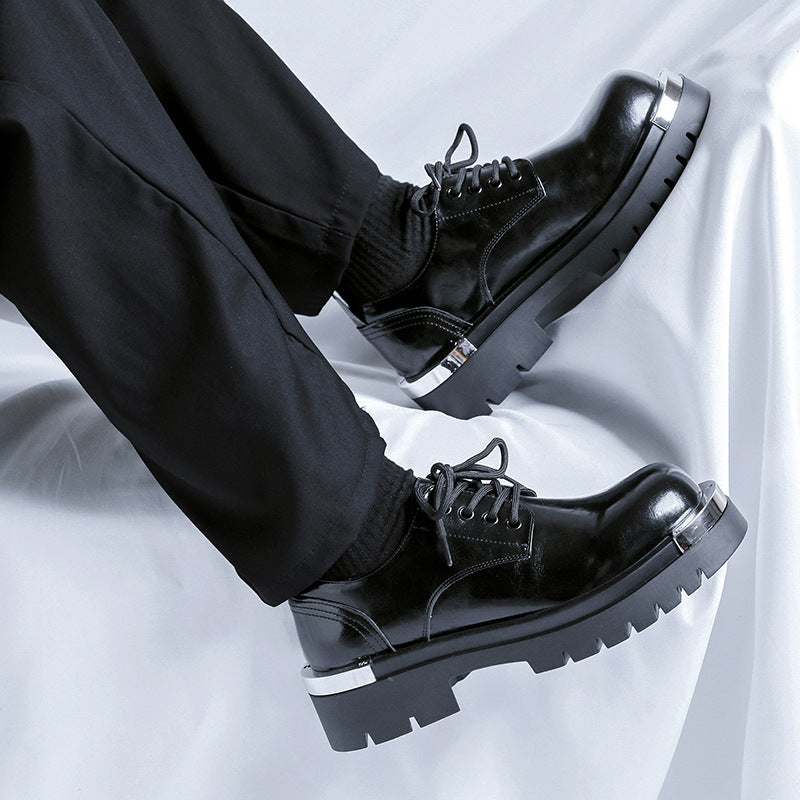 Chunky platform Lug sole Derbys - IV - 🖤
