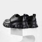 Chunky Lug-sole Derby Shoes - I - 🖤