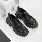 Chunky Lug-sole Derby Shoes - I - 🖤